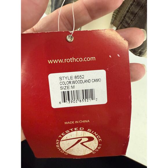 Rothco Woodland Camouflage Camo Ranger Vest - Picture 6 of 8